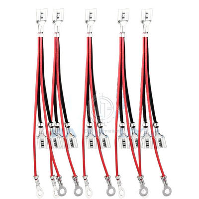 5本の端AWG18ワイヤー ターミナルひだが付く機械4ワイヤーは結合する